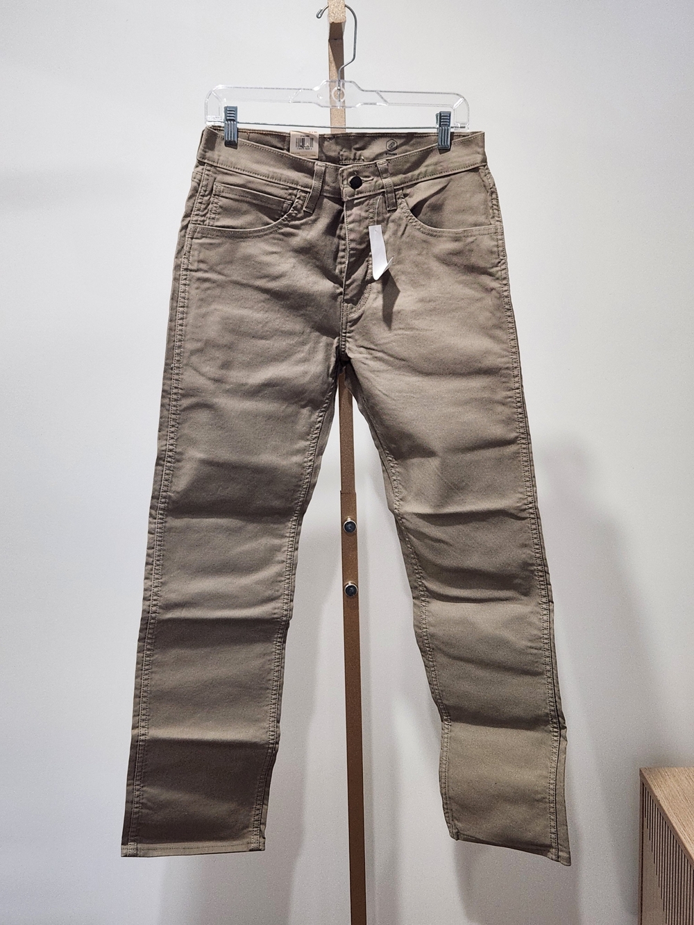 Levi's 505 Workwear Fit Utility Jeans Timberwolf Khaki Canvas 31x30 NWT
